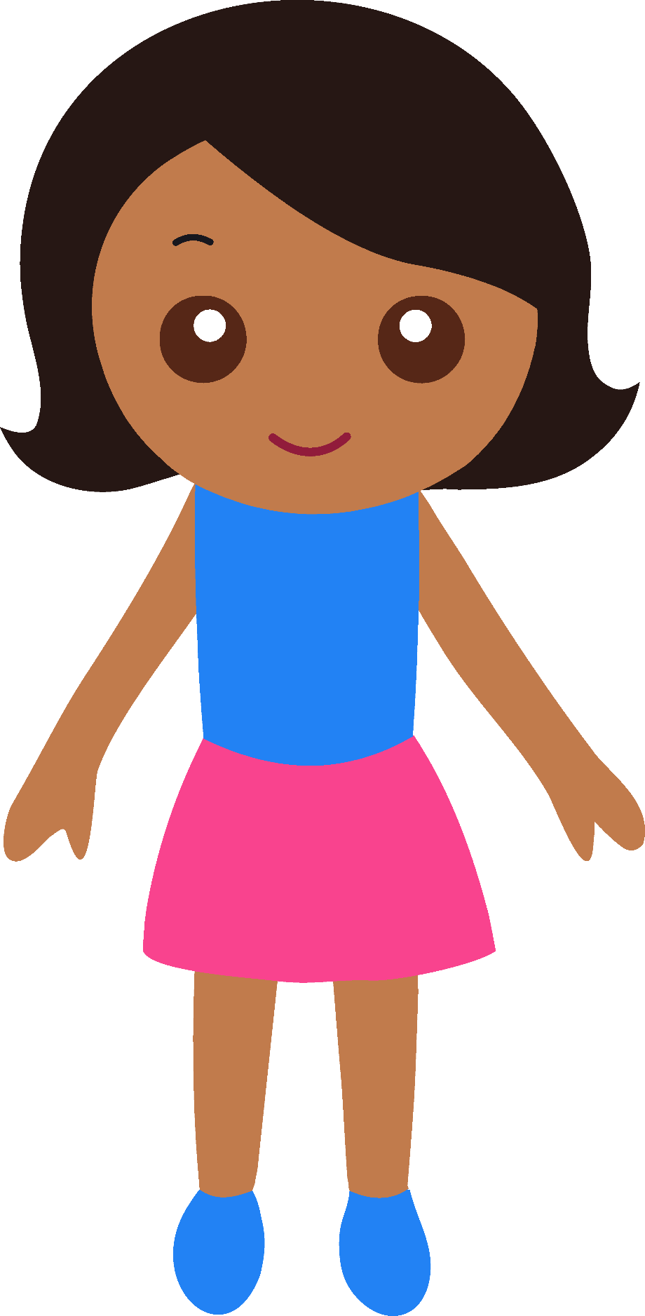 baby girl clipart african american