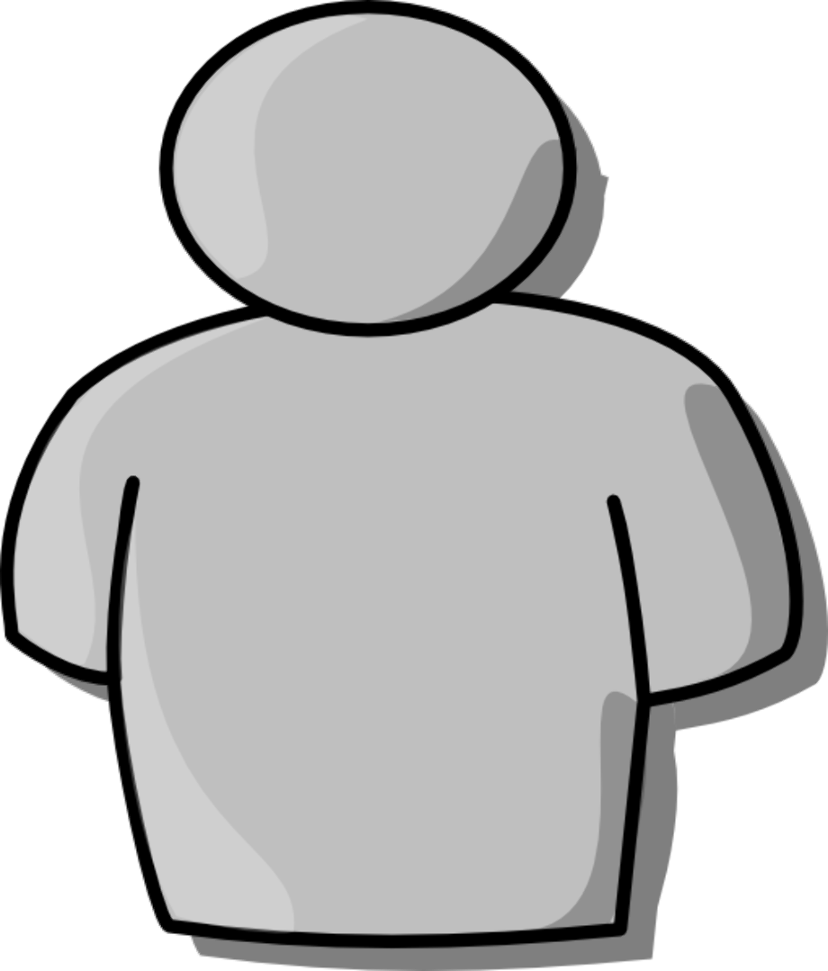People clipart grey