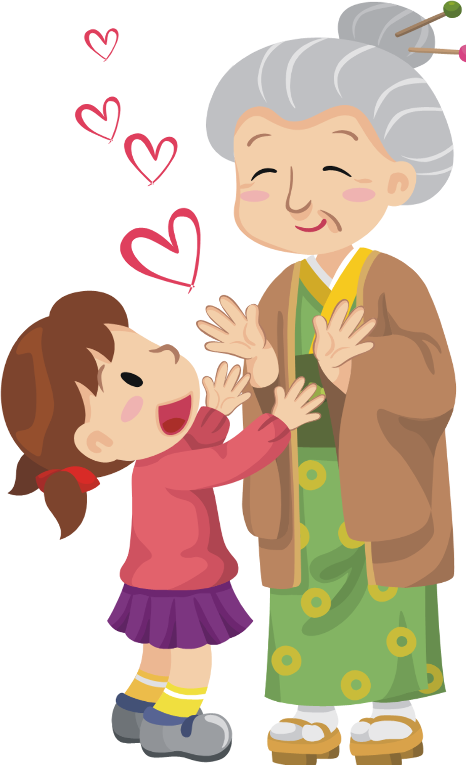 People clipart greeting