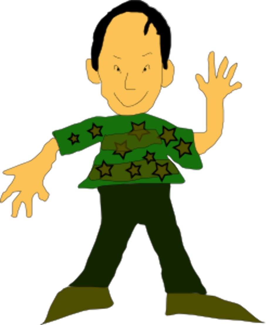 People clipart man standing