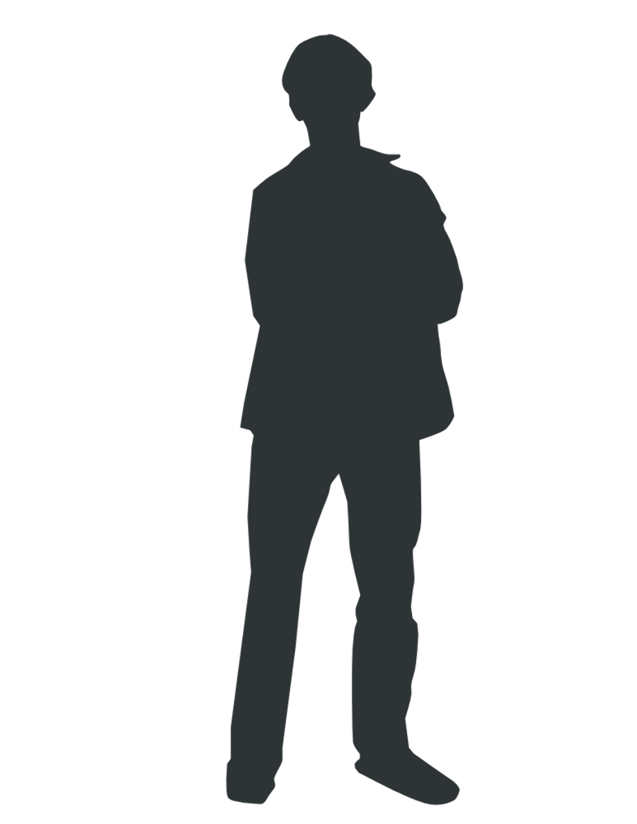 person silhouette clipart shadow