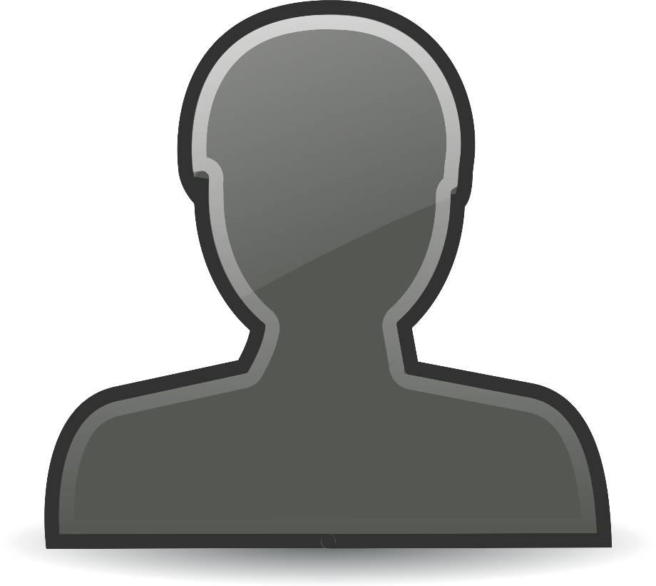 person silhouette clipart anonymous