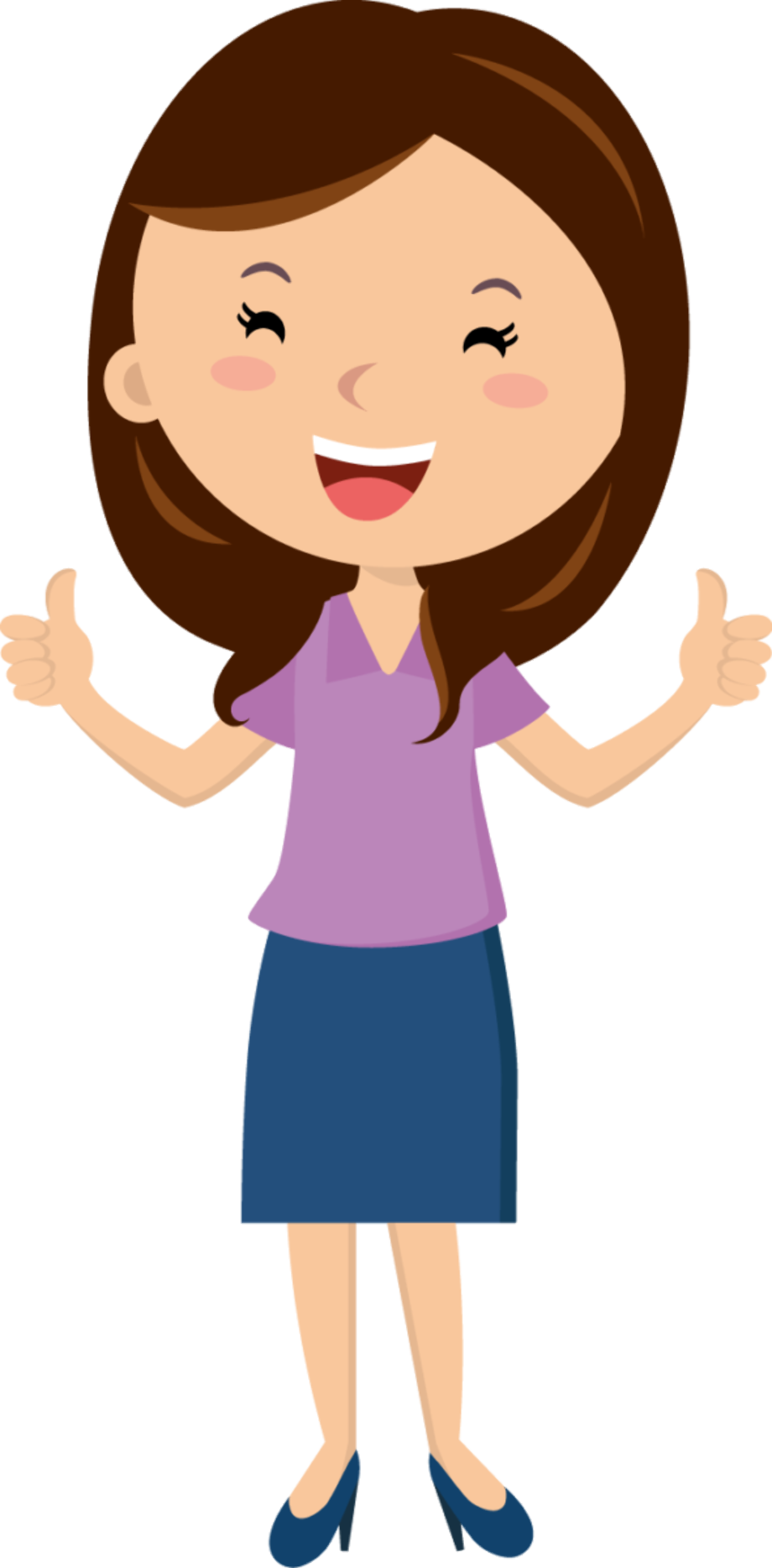 People clipart thumbs up