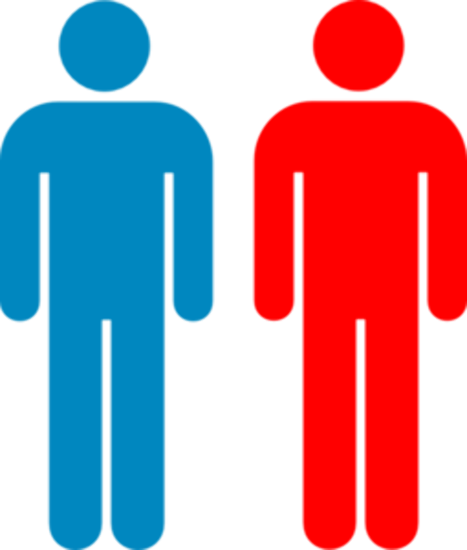 People clipart blue
