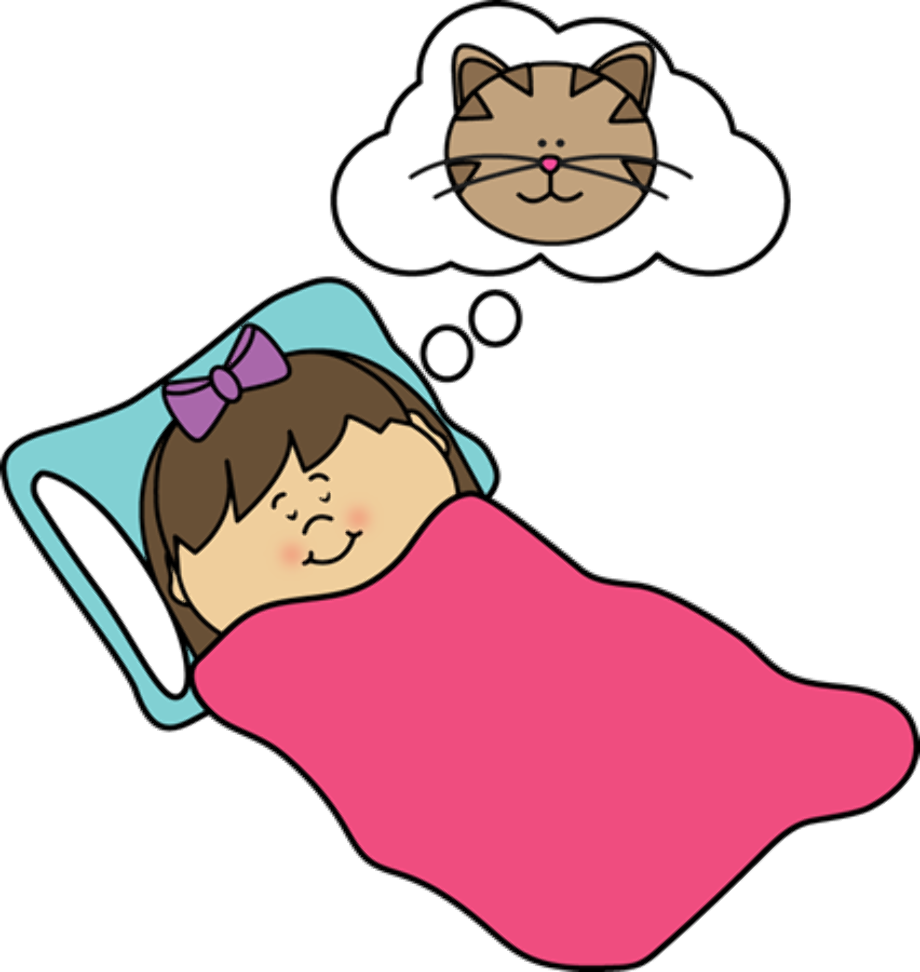 sleeping clipart dreaming