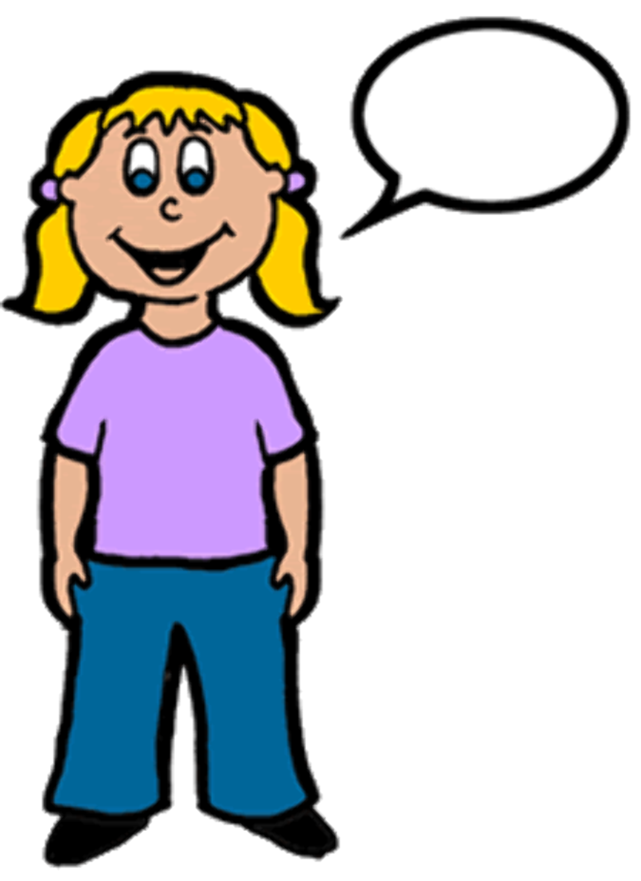 talking clipart person