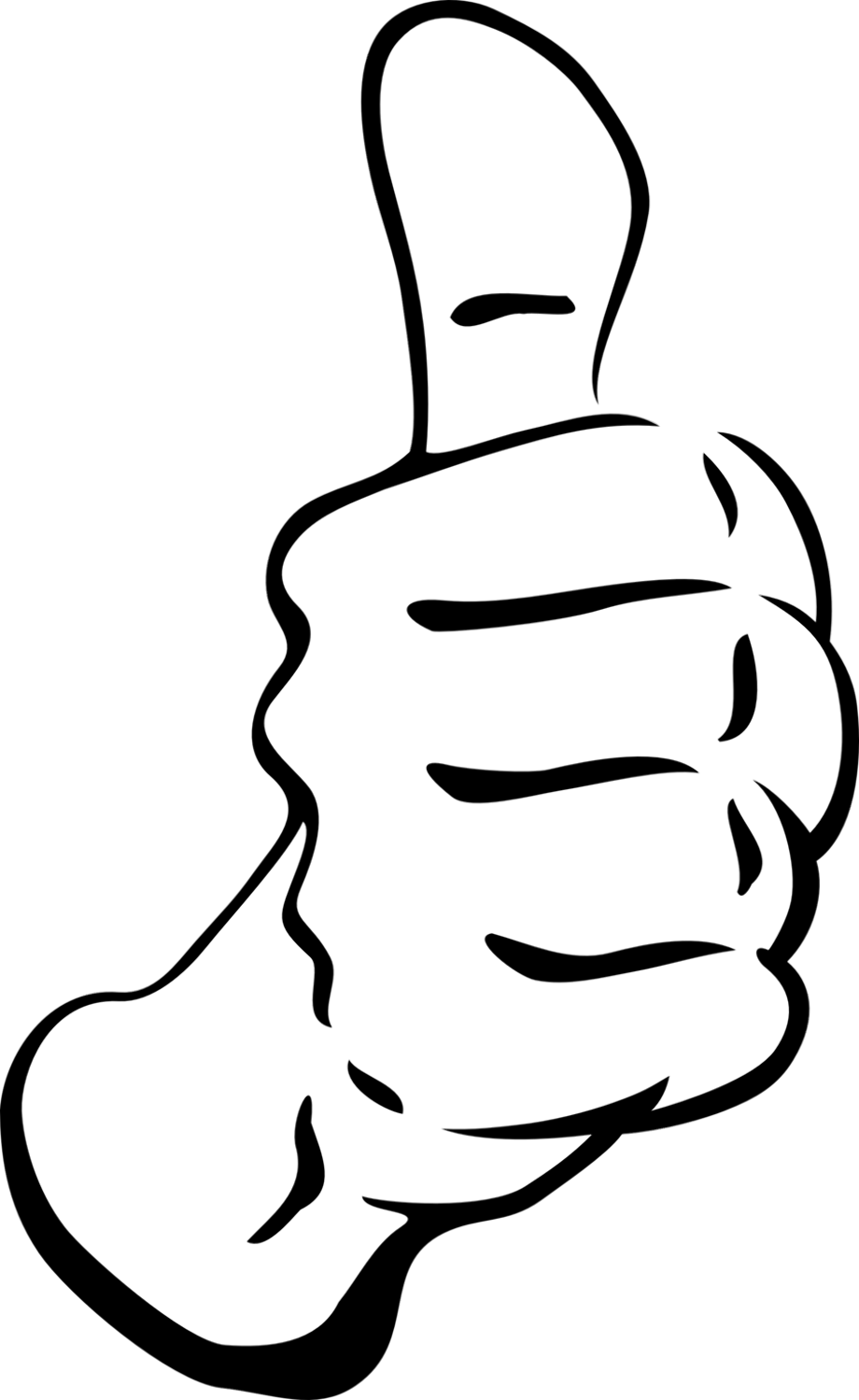 thumbs up transparent two