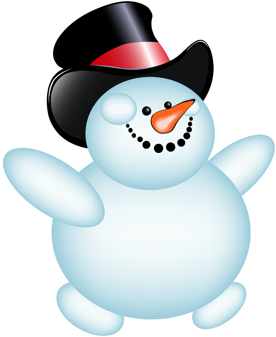 smile clipart snowman