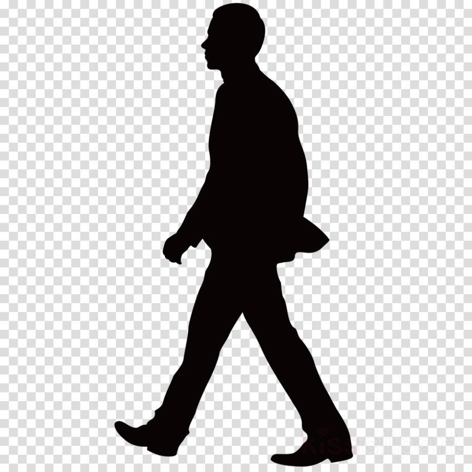 Download High Quality person silhouette clipart walking Transparent PNG ...