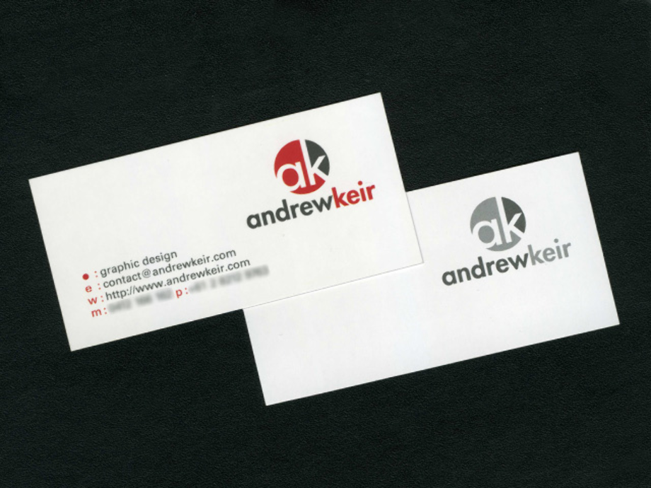personal logo business card