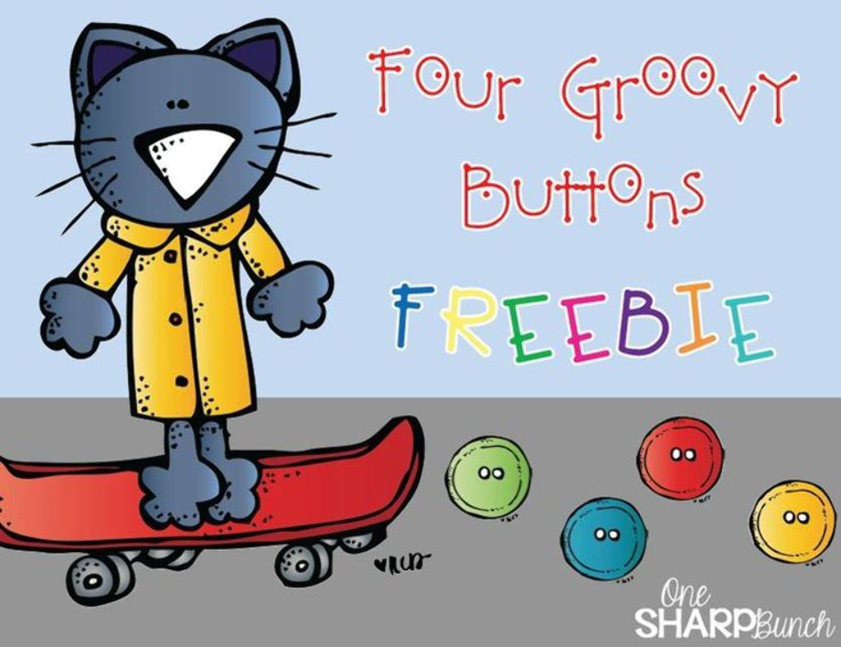 pete the cat clipart four groovy