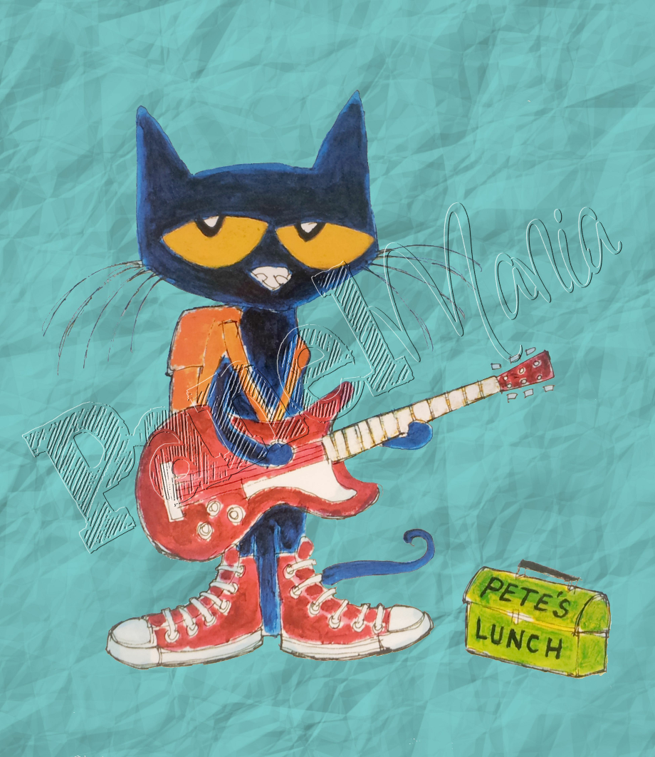 Download High Quality pete the cat clipart guitar Transparent PNG