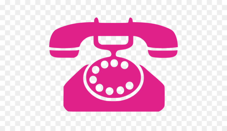 telephone clipart pink