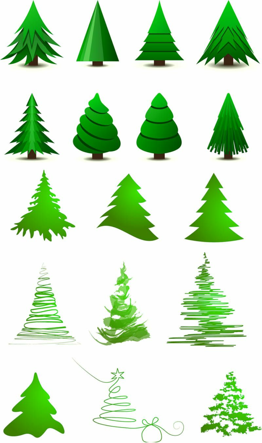 Download High Quality pine tree clip art stylized ...