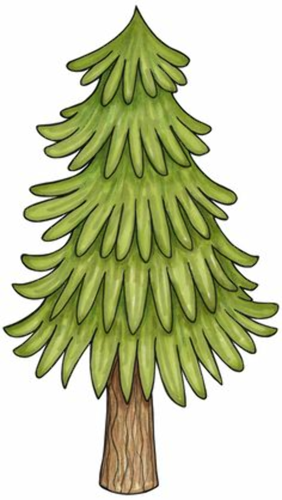 Download High Quality pine tree clip art cute Transparent PNG Images ...