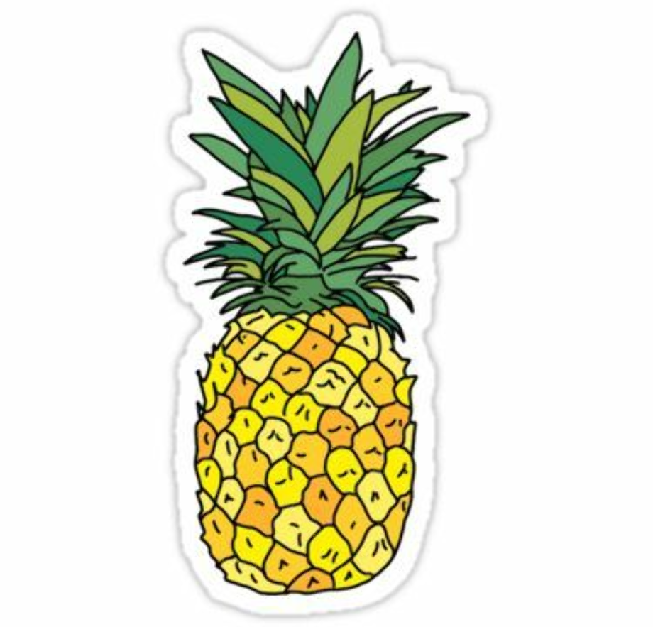 pineapple clip art aesthetic