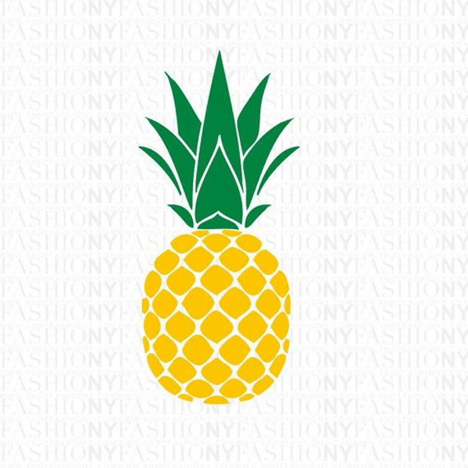 pineapple clip art monogram