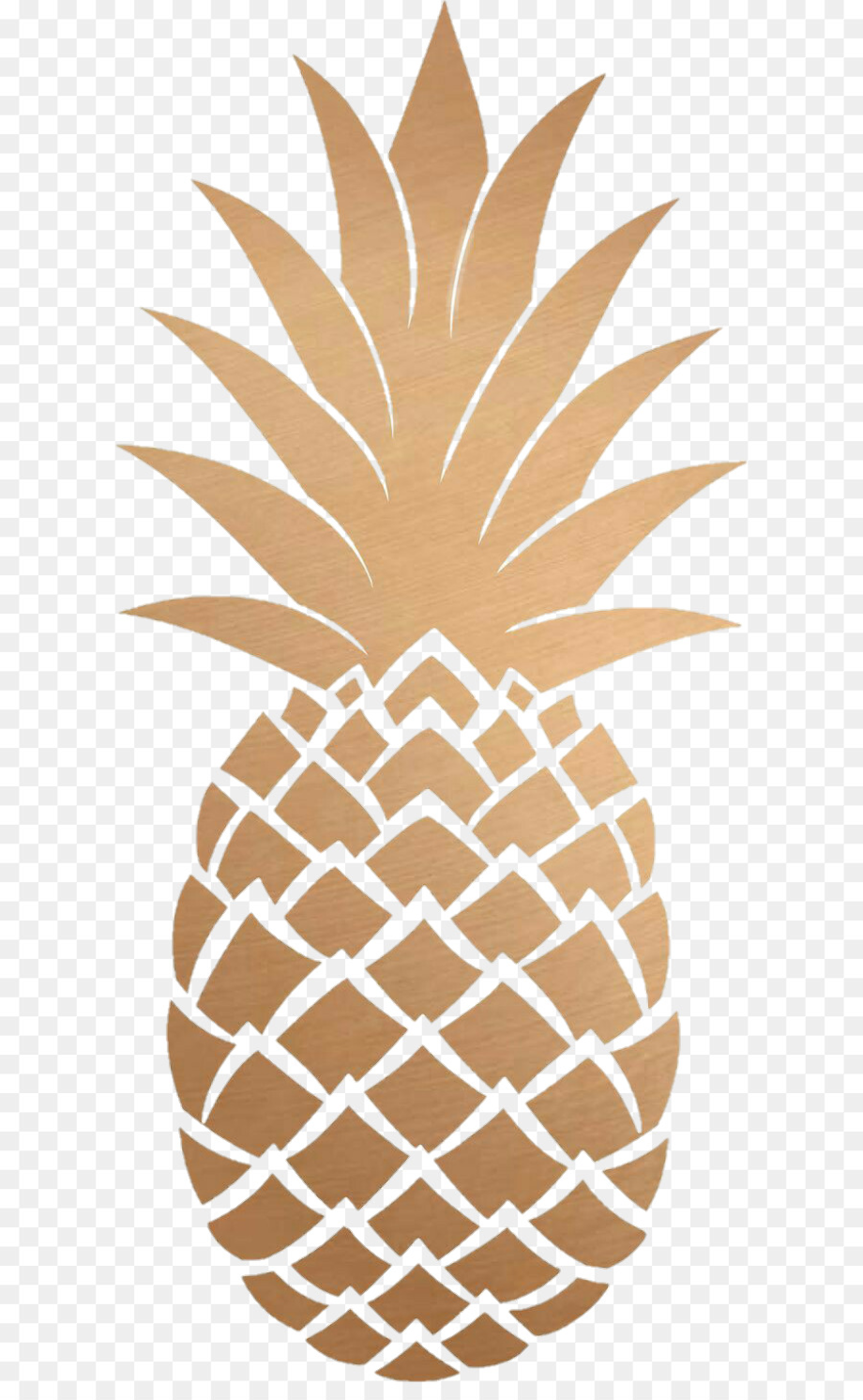 gold clipart pineapple