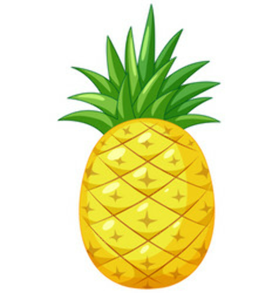 pineapple clipart vector