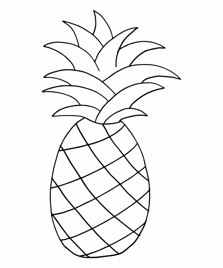 Download High Quality pineapple clipart white Transparent PNG Images