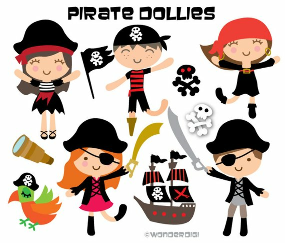 pirate clip art theme