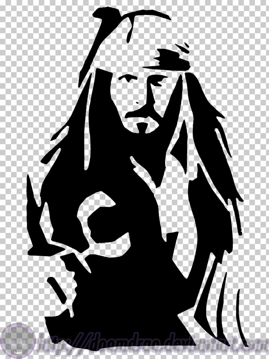 Download High Quality pirates of the caribbean logo stencil Transparent