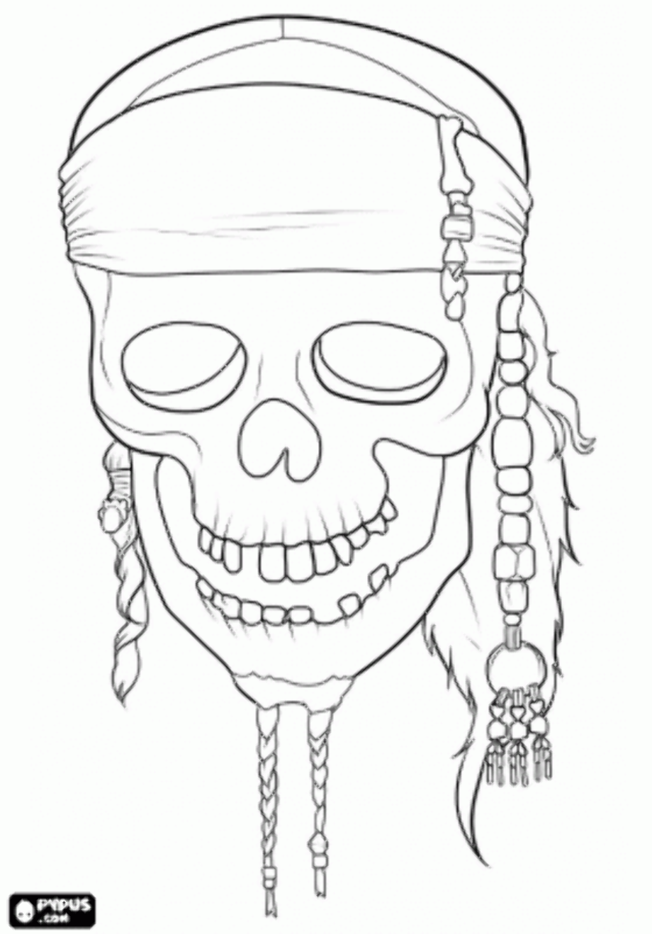 Раскраски скелеты пираты