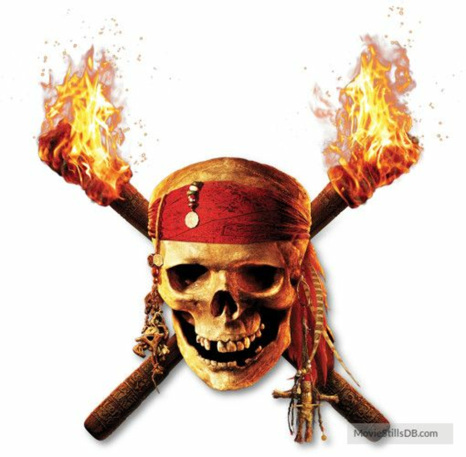 pirates of the caribbean logo dead man's chest