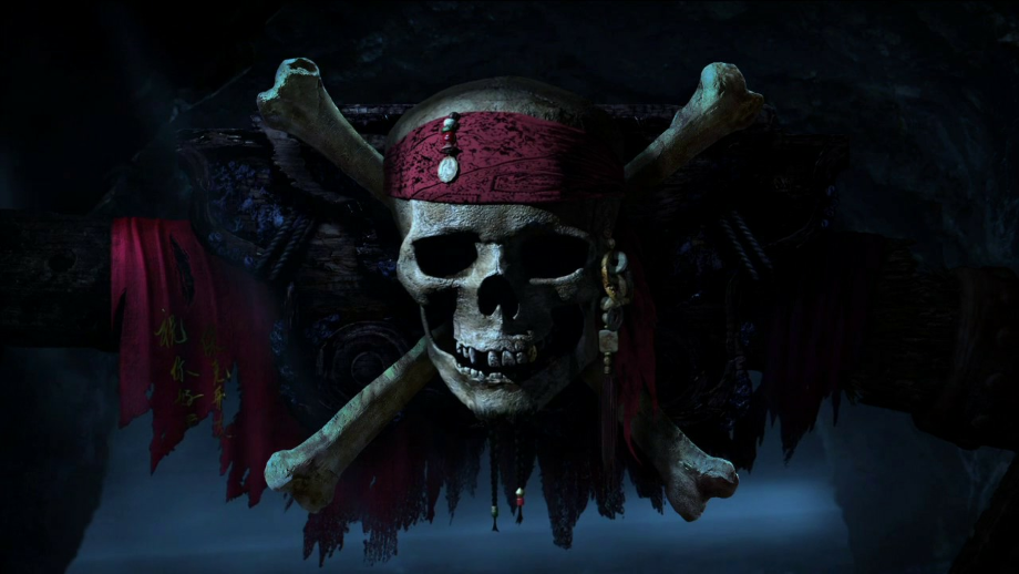 pirates of the caribbean logo jolly roger