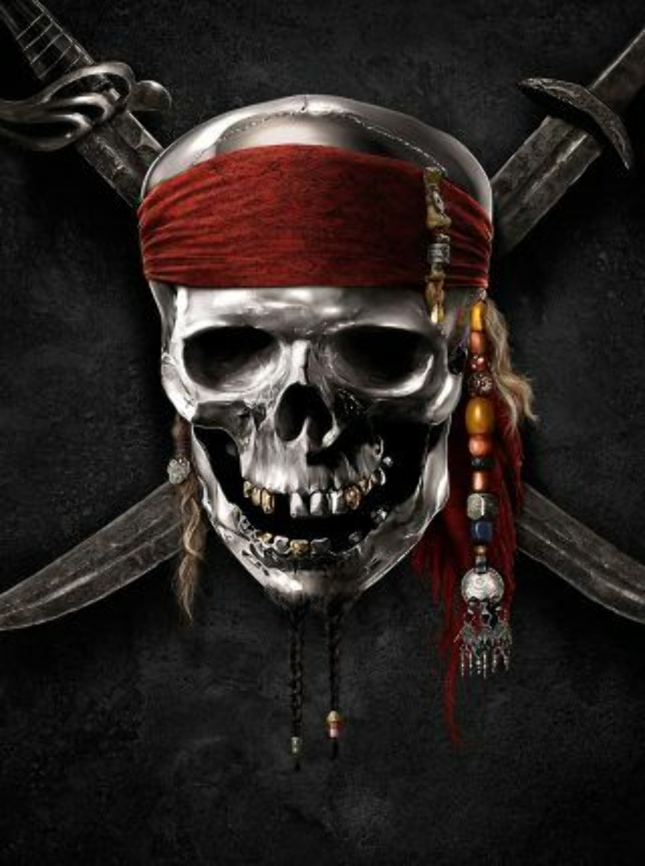 pirates of the caribbean logo poster