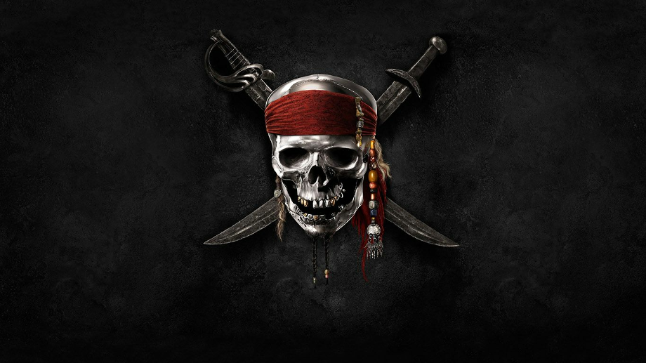 pirates of the caribbean logo skull