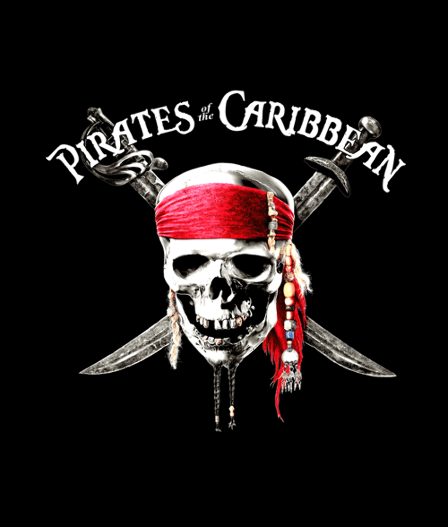 magic kingdom disney pirates of the caribbean logo