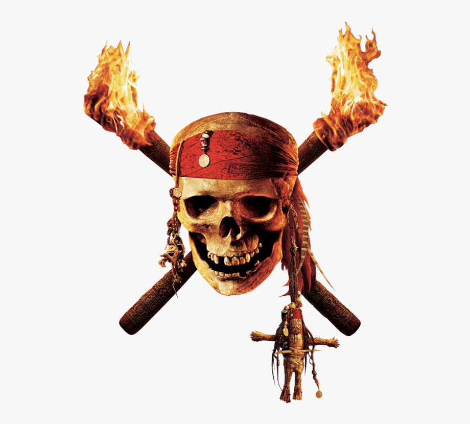 pirates of the caribbean logo cartoon