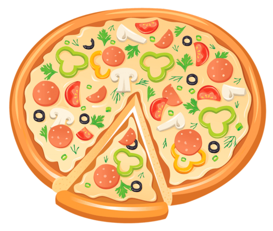Download High Quality Pizza Clipart Margherita Transparent Png Images