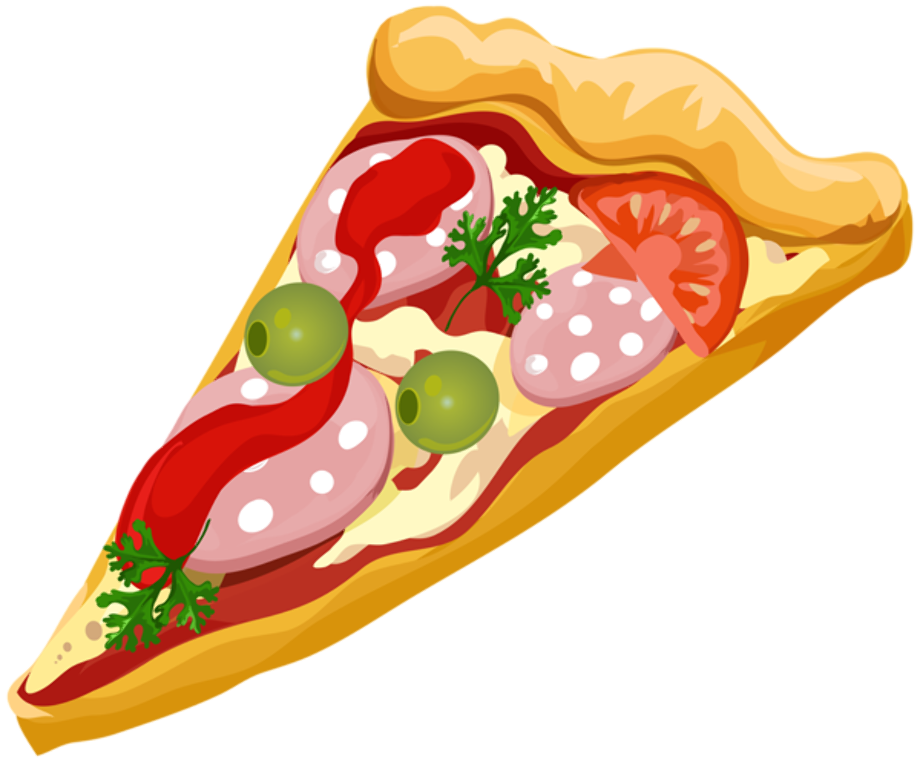 Pizza clipart christmas