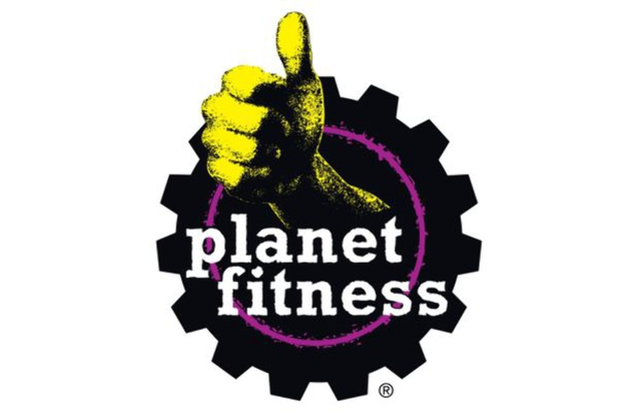 planet fitness logo black