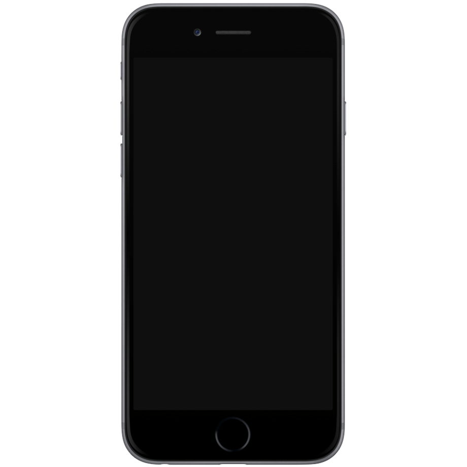 iphone transparent black