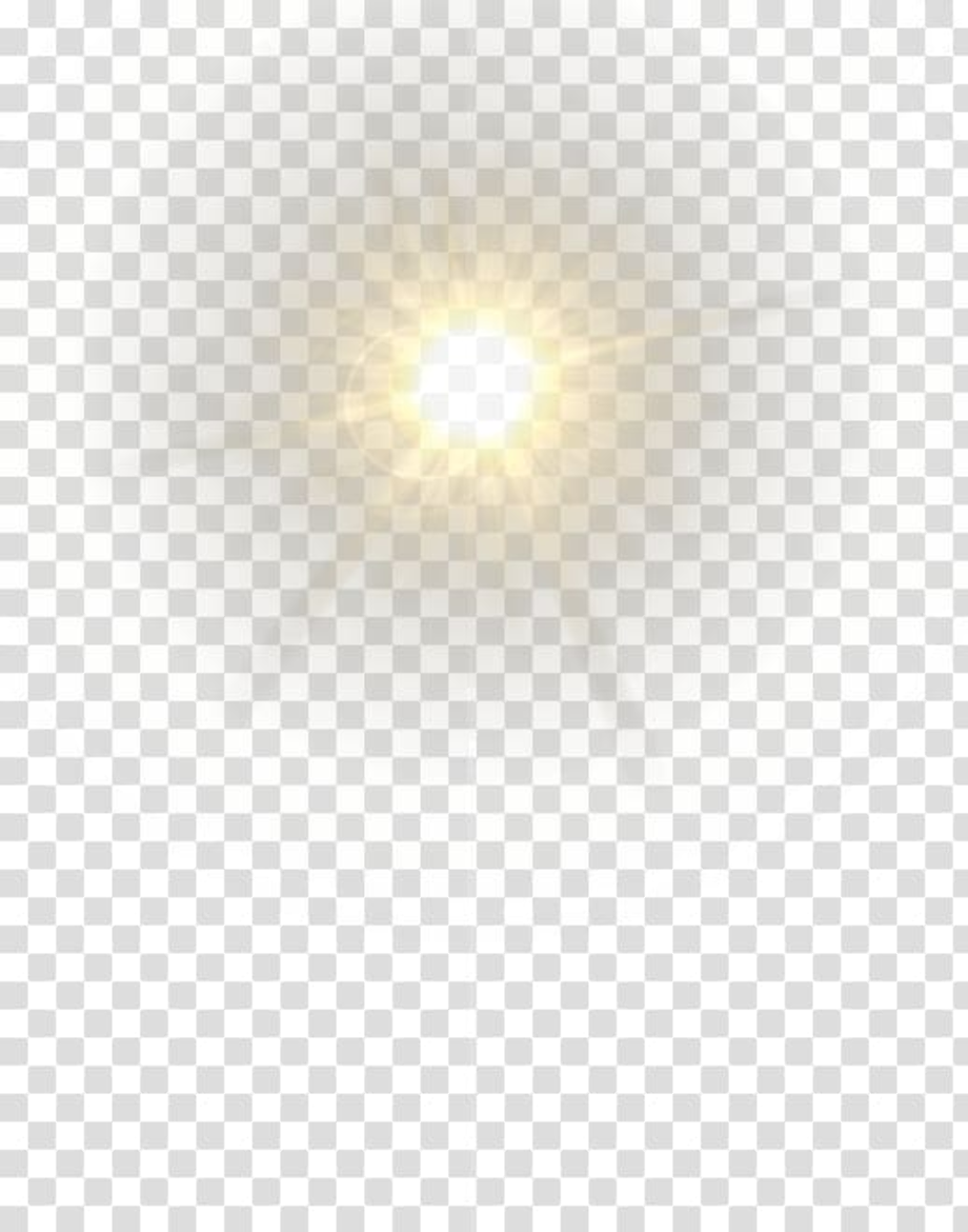 lense flare clipart yellow color