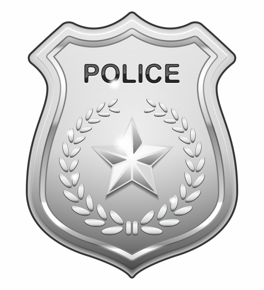 Police officer clipart badge.