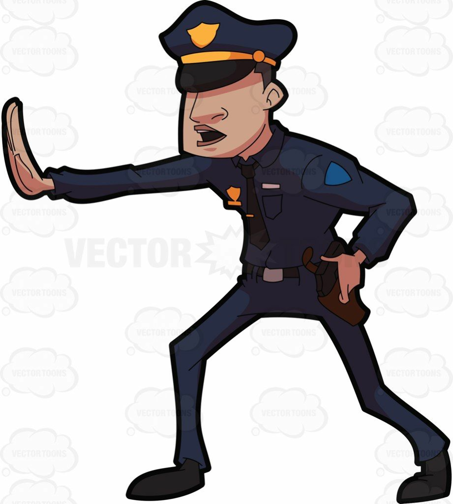 police clipart cartoon