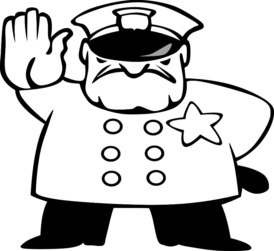 police officer clipart african american