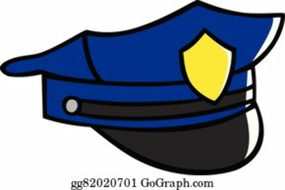 police clipart hat