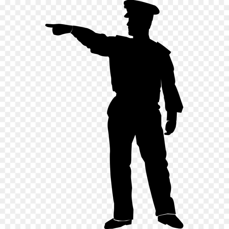 police clipart silhouette