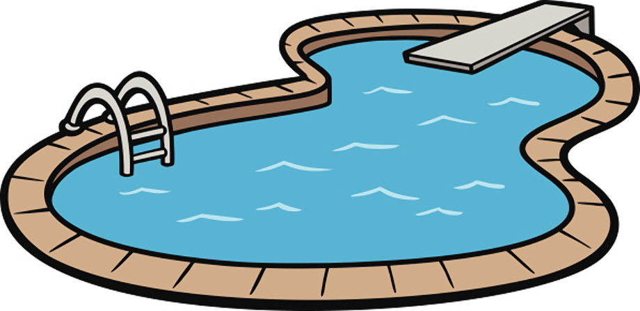 swimming pool clipart diving board
