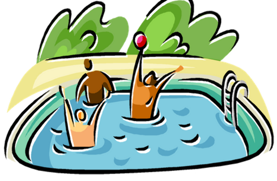 swimming pool clipart family