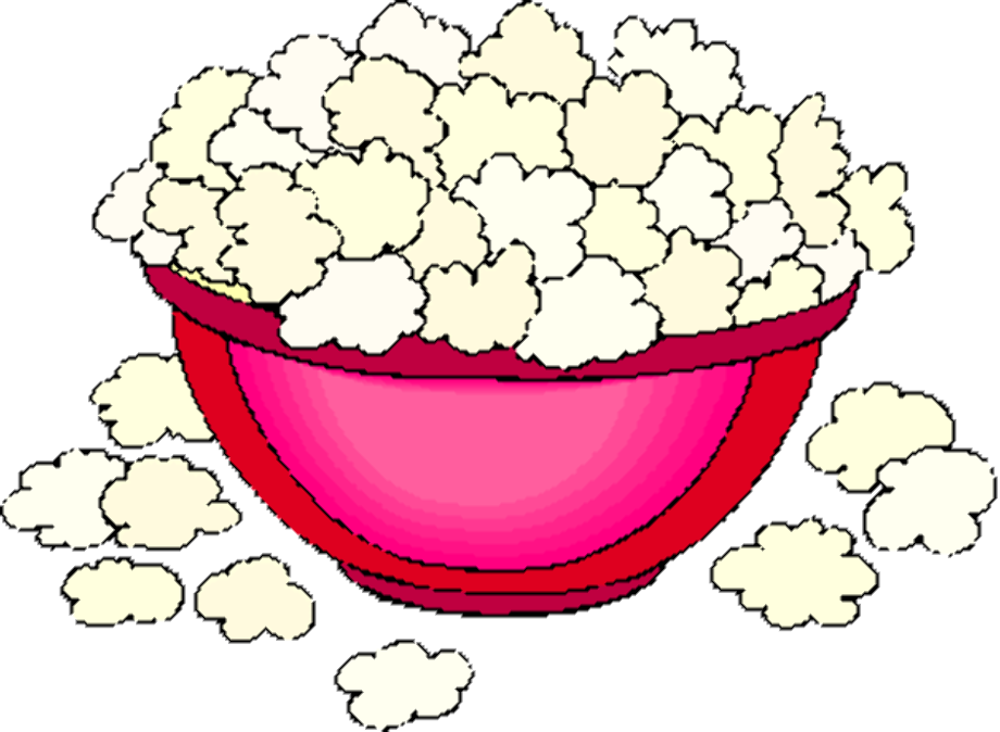popcorn clipart bowl