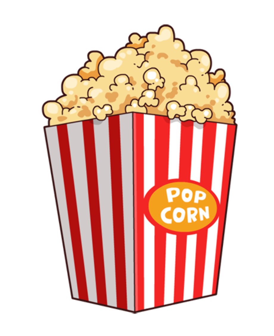 popcorn clipart bucket