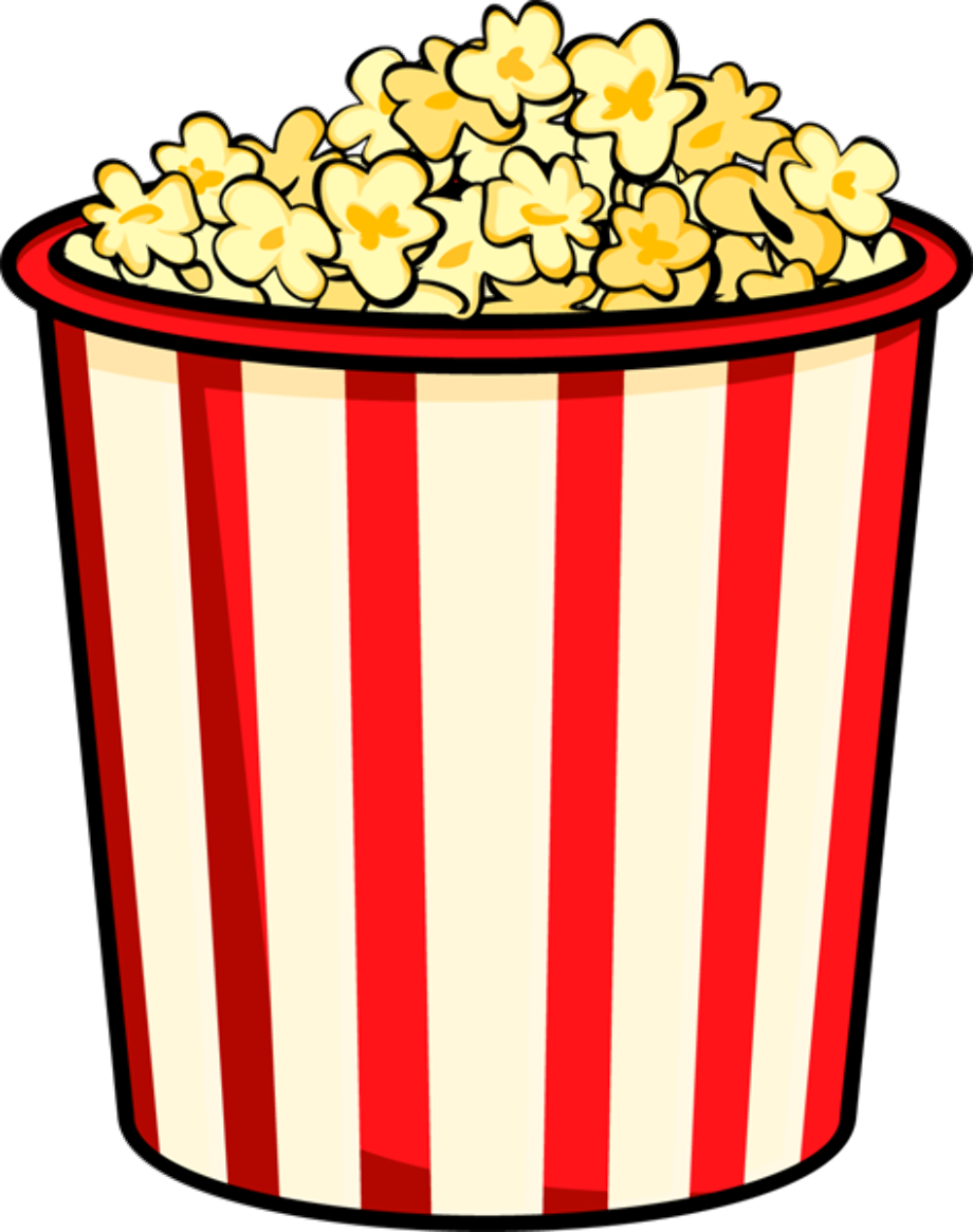 popcorn clipart hollywood