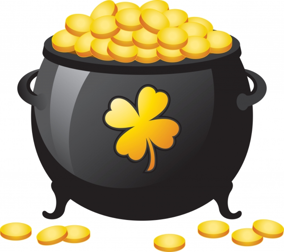 pot of gold clipart printable
