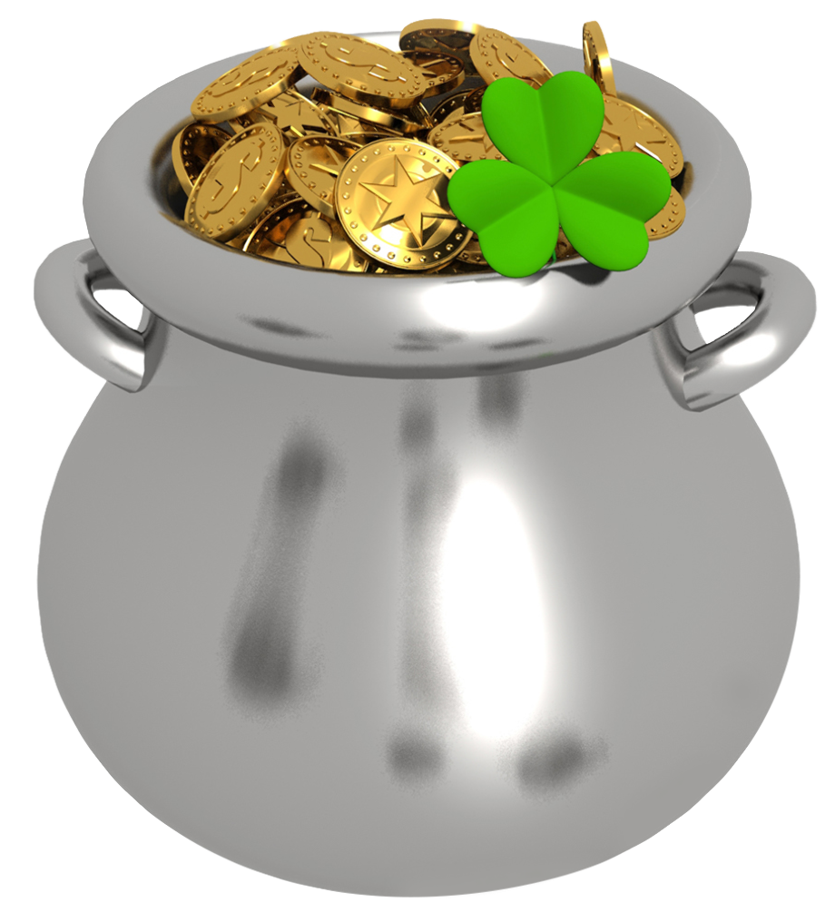 Download High Quality pot of gold clipart clover Transparent PNG Images